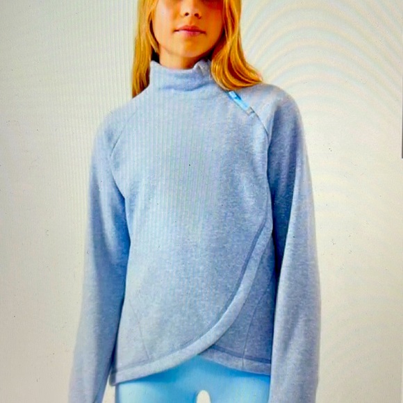 Athleta Girl Other - Athleta Girl Blue Heather Crazy Cozy Wrap Blue Heather Size Large